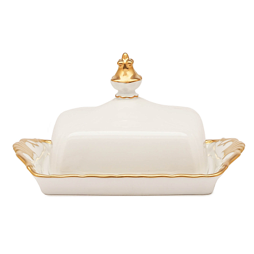 Масленка с крышкой Престиж Marquise Gold Queen's Crown
