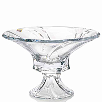 Фруктовница 30,5см на ножке Mozart Aurum Crystal