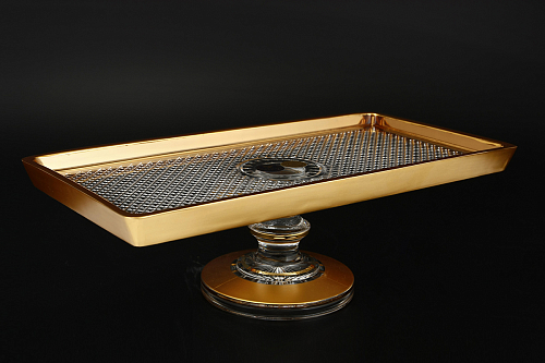 Рулетница 32см н/н 1шт хрусталь с золотом Фелиция