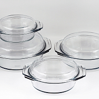 Набор кастрюль с крышками 8 предметов (кор=2наб)