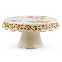 Блюдо для торта на ножке 27см Итальянские фрукты Nuova Cer