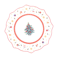 Тарелка 21см 1шт Toys Red Repast