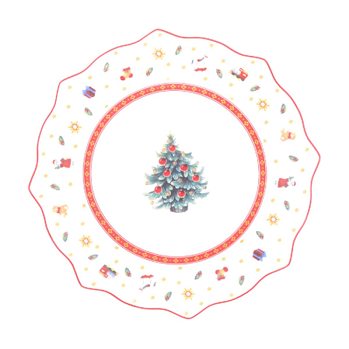 Тарелка 21см 1шт Toys Red Repast