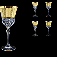 Набор фужеров 280мл 6шт Allegro Golden Embossed Decor Astra Gold