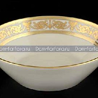 Набор салатников 19см 6шт Constanza Cremе Gold 9320 Falkenporzellan