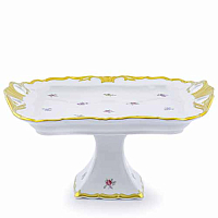 Поднос 30*25см н/н Мейсенский цветок Queen's Crown