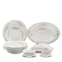 Сервиз столовый 6пер 25пр без супника Серая роза ZL Bernadotte