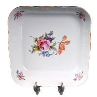 Салатник 25см 1шт квадратный Лопух(3шт кор) Bernadotte