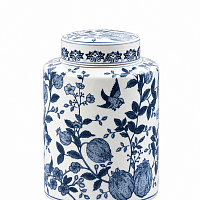 Ваза 26см с крышкой Blue Pomegranate