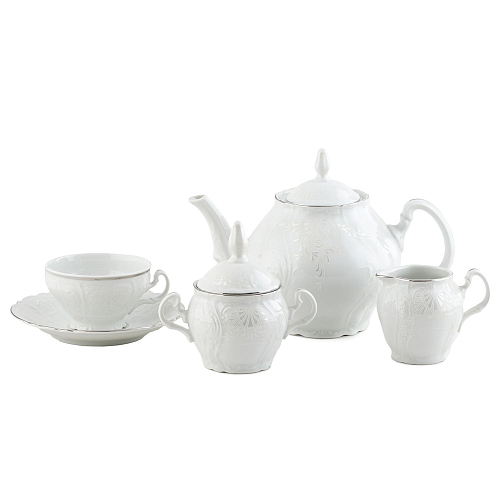 Сервиз чайный 12пер 29пр Платиновый узор Сервиз чайный 12пер 29пр Платиновый узор