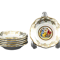 Набор розеток 11см 6шт Аристократ Мадонна  