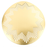 Салфетка сервировочная плейсмат 38см Аjouré золото Nouvelle Daily