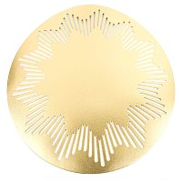 Салфетка сервировочная плейсмат 38см Аjouré золото Nouvelle Daily