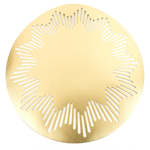 Салфетка сервировочная плейсмат 38см Аjouré золото Nouvelle Daily