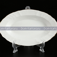 Селедочница 24см Белый узор Bernadotte