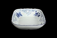 Салатник квадратный 16см Синие розы Bernadotte