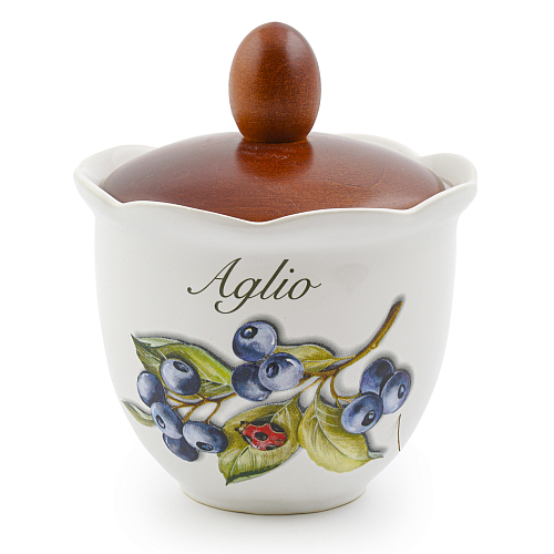 Банка для сыпучих продуктов 13см Лесные ягоды Nuova Cer