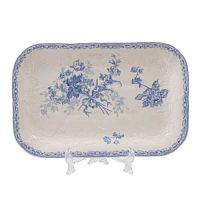 Поднос 25,5*16,5см Blue Flowers