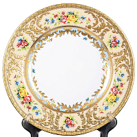 Набор тарелок 27см 6шт Vienna Creme Gold