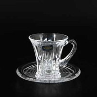 Набор чайных пар180 мл 6пер 12пр Wellington Crystalite Bohemia