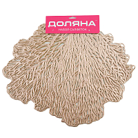 Набор салфеток кухонных 4шт 48*39см Кораллы золото Доляна