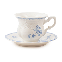 Чайная пара 250мл Blue Flowers