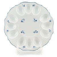 Поднос для яиц 27см Синий цветок Bernadotte