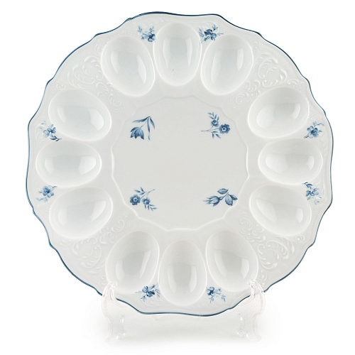 Поднос для яиц 27см Синий цветок Bernadotte