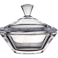Конфетница 18,5см с крышкой Gondolino Crystalite Bohemia