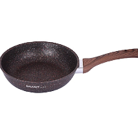 Сковорода 28см с ручкой Granit Ultra Red Кукмара