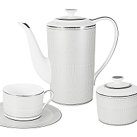 Сервиз чайный 6пер 14пр Жемчуг Emily Anna Lafarg