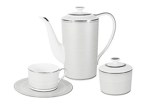 Сервиз чайный 6пер 14пр Жемчуг Emily Anna Lafarg