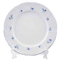 Набор тарелок 25см 6шт Синий цветок Bernadotte