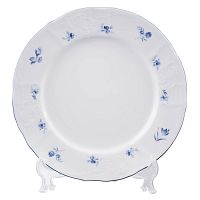 Набор тарелок 25см 6шт Синий цветок Bernadotte