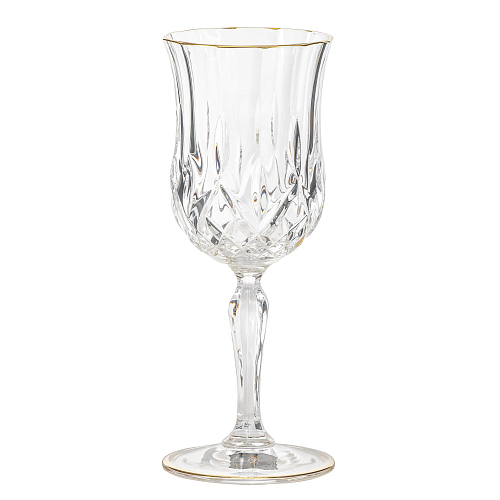 Набор фужеров 230мл 6шт Opera Golden Rim AS Crystal
