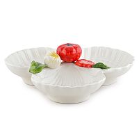 Менажница 3 секции 28см Mozzarella Annaluma