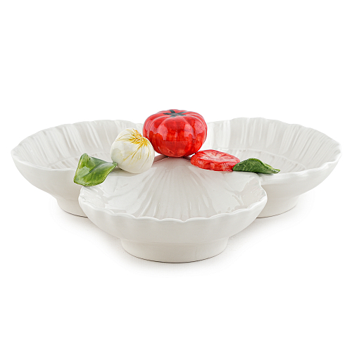 Менажница 3 секции 28см Mozzarella Annaluma