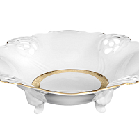 Фруктовница Барбарина Мария Луиза белая матовая Carlsbad