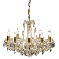 Люстра 10 рожковая золотые плафоны 4004 669 SWWZS