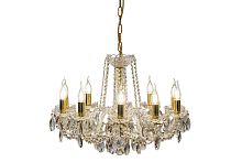 Люстра 10 рожковая золотые плафоны 4004 669 SWWZS