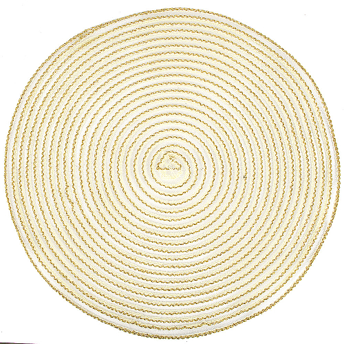 Салфетка сервировочная плейсмат 38 см Аjouré золото Nouvelle Daily