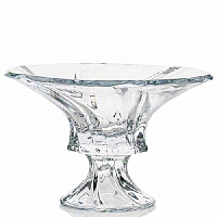 Фруктовница 30,5см на ножке Oklahoma Aurum Crystal