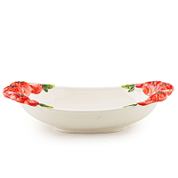Блюдо овальное 40*23см Томаты Annaluma