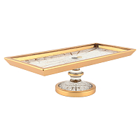 Рулетница 40см н/н хрусталь с золотом Снежинка Crystal HeArt