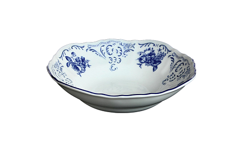 Набор салатников 16см 6шт Синие розы Bernadotte Набор салатников 16см 6шт Синие розы Bernadotte