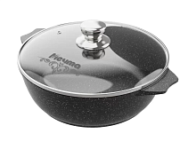 Жаровня 4л с крышкой Гранит Black Induction Pro Мечта