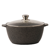 Кастрюля 6л 28см Premium grey Мечта