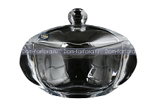 Конфетница 18см с крышкой Orbit Crystalite Bohemia