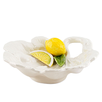 Блюдо 23*24см лист Лимон Annaluma