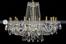 Люстра 12 рожковая золотые плафоны 4004 669 SWWZS